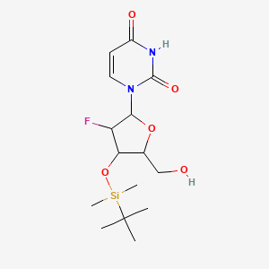 molecular formula C15H25FN2O5Si B13393198 3'-O-(t-Butyldimethylsilyl)-2'-deoxy-2'-fluorouridine 