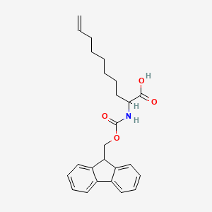 molecular formula C25H29NO4 B13393375 (R)-N-Fmoc-2-(7'-octenyl)glycine 