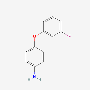 molecular formula C12H10FNO B1339340 4-(3-氟苯氧基)苯胺 CAS No. 307308-62-9