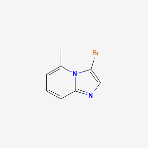 molecular formula C8H7BrN2 B1339347 3-溴-5-甲基咪唑并[1,2-a]吡啶 CAS No. 5857-47-6