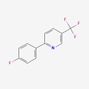 B1339368 2-(4-Fluorophenyl)-5-(trifluoromethyl)pyridine CAS No. 370878-58-3