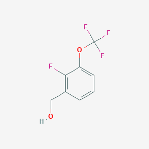 molecular formula C8H6F4O2 B1339402 2-氟-3-(三氟甲氧基)苄醇 CAS No. 86256-43-1