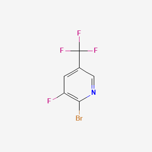 molecular formula C6H2BrF4N B1339406 2-溴-3-氟-5-(三氟甲基)吡啶 CAS No. 89402-29-9