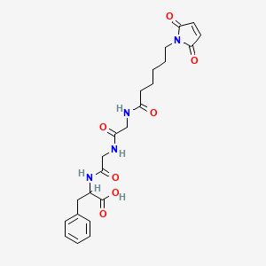 (S)-2-[2-[2-[6-(2,5-Dioxo-2,5-dihydro-1-pyrrolyl)hexanamido]acetamido]acetamido]-3-phenylpropanoic Acid