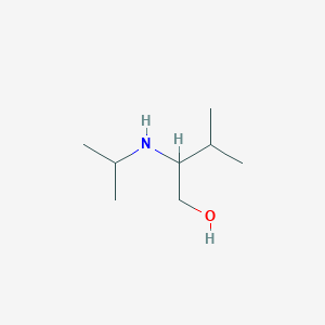 3-Methyl-2-(propan-2-ylamino)butan-1-ol