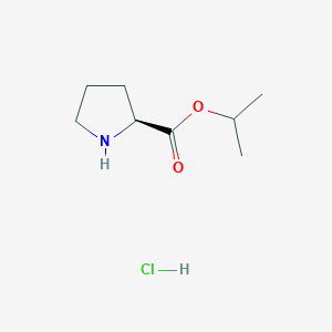 propan-2-yl (2S)-pyrrolidine-2-carboxylate hydrochloride