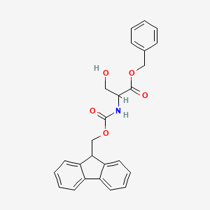 Benzyl 2-((((9H-fluoren-9-yl)methoxy)carbonyl)amino)-3-hydroxypropanoate