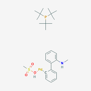 methanesulfonic acid;N-methyl-2-phenylaniline;palladium;tritert-butylphosphane