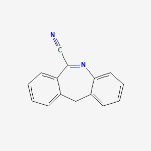 molecular formula C15H10N2 B1339421 11H-二苯并[b,e]氮杂卓-6-腈 CAS No. 80012-69-7