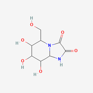 6,7,8-Trihydroxy-5-(hydroxymethyl)hexahydroimidazo[1,2-a]pyridine-2,3-dione