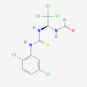 molecular formula C10H8Cl5N3OS B13394349 3|A-acetoxy-eupha-7-25-dien-24(R)-ol 