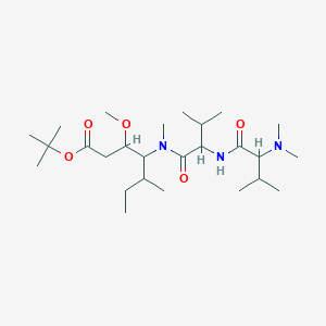 Tert-butyl 4-[[2-[[2-(dimethylamino)-3-methylbutanoyl]amino]-3-methylbutanoyl]-methylamino]-3-methoxy-5-methylheptanoate