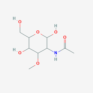 N-[2,5-dihydroxy-6-(hydroxymethyl)-4-methoxyoxan-3-yl]acetamide