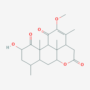 molecular formula C21H28O6 B13394427 Picrasine B 