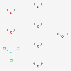 molecular formula Cl3H14O7Pr B13394447 Praseodymium chloride(PrCl3), heptahydrate (8CI,9CI) 