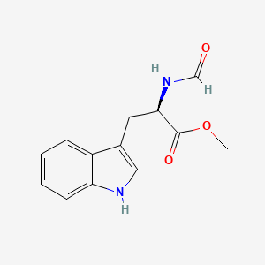 molecular formula C13H14N2O3 B1339447 (R)-2-甲酰胺基-3-(1H-吲哚-3-基)丙酸甲酯 CAS No. 134781-88-7