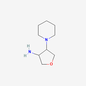 4-Piperidin-1-yloxolan-3-amine