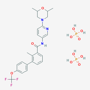 molecular formula C26H32F3N3O11P2 B13394514 Erismodegib (diphosphate) 