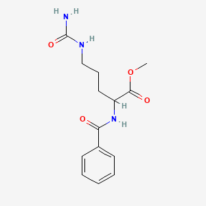 molecular formula C14H19N3O4 B13394534 Bz-Orn(carbamoyl)-OMe 