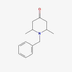 molecular formula C14H19NO B1339454 1-苄基-2,6-二甲基哌啶-4-酮 CAS No. 32941-09-6