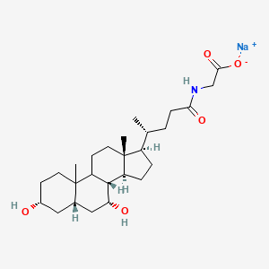 Glycochenodeoxycholic acid, sodium salt