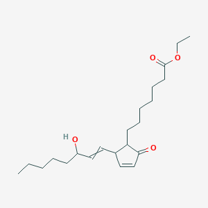 molecular formula C22H36O4 B13394585 Ethyl 15-hydroxy-9-oxoprosta-10,13-dien-1-oate CAS No. 93464-24-5