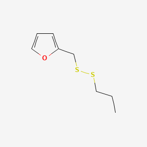 molecular formula C8H12OS2 B1339463 Furfuryl propyl disulfide CAS No. 252736-36-0