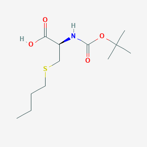 molecular formula C12H23NO4S B13394673 Boc-(S)-butyl-L-Cys 