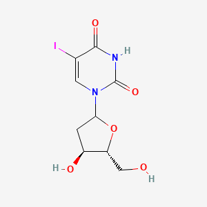 1-[(4S,2R,5R)-4-hydroxy-5-(hydroxymethyl)oxolan-2-yl]-5-iodo-1,3-dihydropyrimi dine-2,4-dione