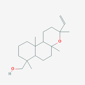 molecular formula C20H34O2 B13394809 19-Hydroxy-13-epimanoyl oxide 