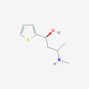 molecular formula C9H15NOS B13394893 (S)-(-)-N-Dimethyl-3-hydroxy-3-(2-thienyl)propanamine 