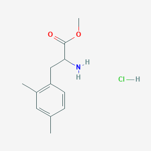 molecular formula C12H18ClNO2 B13394900 Methyl 2-amino-3-(2,4-dimethylphenyl)propanoate hydrochloride 