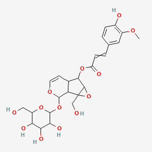 molecular formula C25H30O13 B13394953 6-O-E-Feruloylcatalpol 