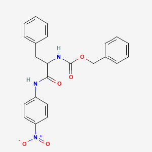 molecular formula C23H21N3O5 B13394969 N-Cbz-L-phenylalanine 4-nitroanilide 