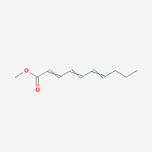 molecular formula C11H16O2 B13394989 2,4,6-Decatrienoic acid, methyl ester, (2E,4E,6Z)- 