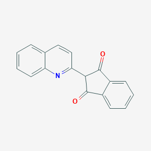 molecular formula C18H9N Na2O8S2(principal component)<br>C18H11NO2 B133950 Quinoline Yellow CAS No. 8003-22-3