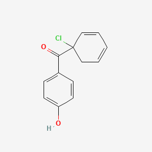 molecular formula C13H11ClO2 B13395068 1-Chloro-4'-hydroxybenzophenone 