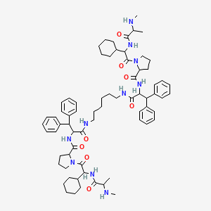 molecular formula C70H96N10O8 B13395114 BV-6 free 