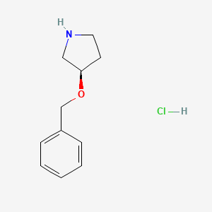 molecular formula C11H16ClNO B1339514 (R)-3-苄氧基吡咯烷盐酸盐 CAS No. 927819-90-7