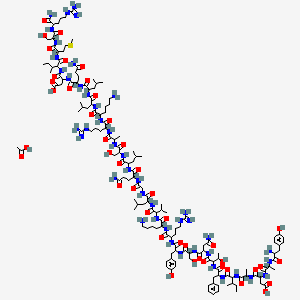 molecular formula C151H250N44O44S B13395198 Sermelin Acetate 