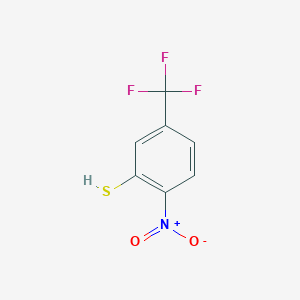 molecular formula C7H4F3NO2S B13395223 2-Nitro-5-(trifluoromethyl)benzenethiol 