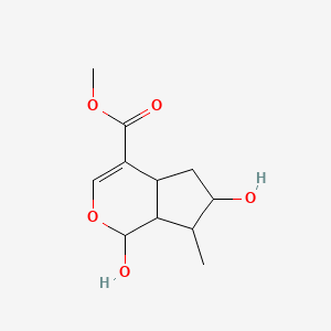 Methyl 1,6-dihydroxy-7-methyl-1,4a,5,6,7,7a-hexahydrocyclopenta[c]pyran-4-carboxylate