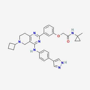 molecular formula C32H35N7O2 B13395263 GLUT inhibitor-1 