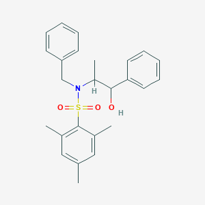 N-benzyl-1-(3,5-dimethylphenyl)-N-((1R,2S)-1-hydroxy-1-phenylpropan-2-yl)methanesulfonamide