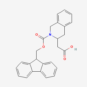 2-(2-(((9H-Fluoren-9-yl)methoxy)carbonyl)-1,2,3,4-tetrahydroisoquinolin-3-yl)acetic acid