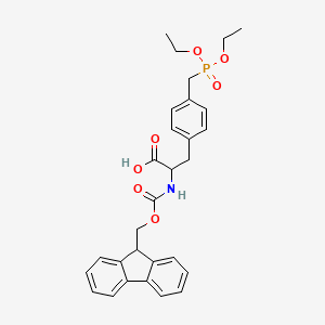 3-[4-(diethoxyphosphorylmethyl)phenyl]-2-(9H-fluoren-9-ylmethoxycarbonylamino)propanoic acid