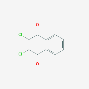 molecular formula C10H6Cl2O2 B13395336 2,3-Dichloro-2,3-dihydronaphthalene-1,4-dione CAS No. 1013-00-9