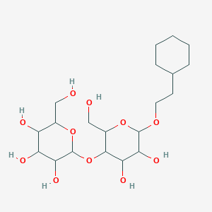 2-[6-(2-Cyclohexylethoxy)-4,5-dihydroxy-2-(hydroxymethyl)oxan-3-yl]oxy-6-(hydroxymethyl)oxane-3,4,5-triol