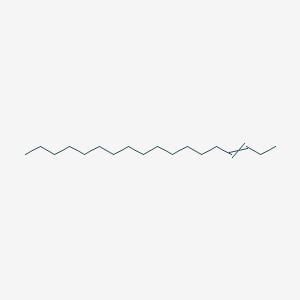 molecular formula C18H36 B13395355 Octadec-3-ene CAS No. 7206-19-1