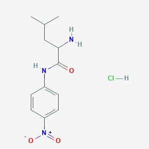 (2S)-2-amino-4-methyl-N-(4-nitrophenyl)pentanamide,hydrochloride